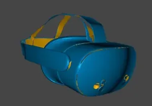 Meta Quest 3s (3D scan Creality Raptor Pro)