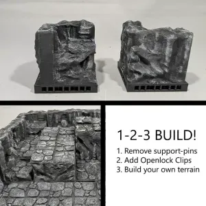 Cave Tile - Corner Riser
