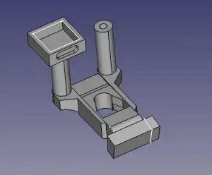 Mount for GPS 28 x 28 mm Marmot Air unit