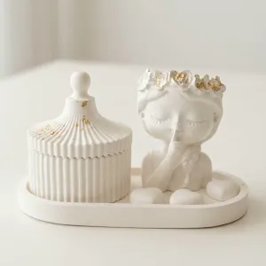 "Shhh" Decorative Kit – Jewelry Box and Cachepot Vase