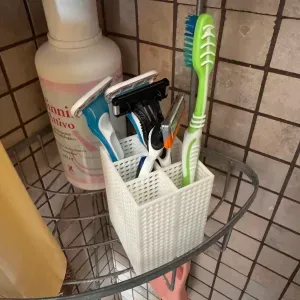 Shower Toothbrush and Razor Holder