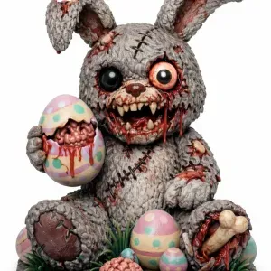 creapy easter bunny