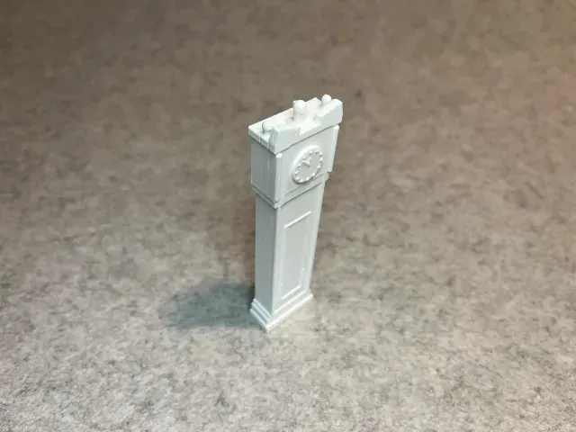 Dollhouse grandfather clock tower miniature house — Image 3 of 6