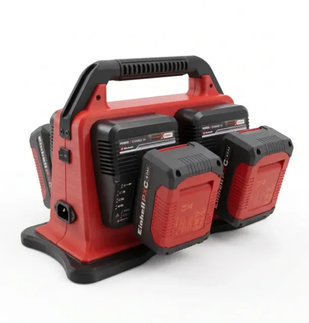 Quad Charging Station for Einhell Power X-Change (4x 3A)