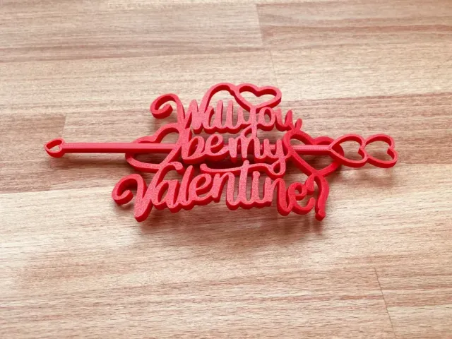 Valentine's Day hair clip — Image 3 of 4