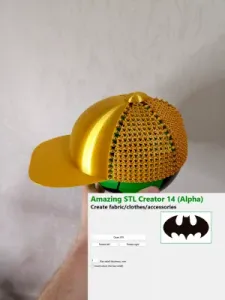 Baseball Cap - Fully 3D Printed Clothes