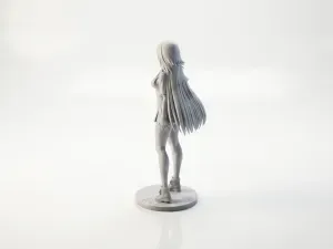 Anime Girl Figurine Manga Character 3D Printable