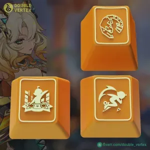 Genshin Impact Xilonen Keycaps – OEM Profile STL Files