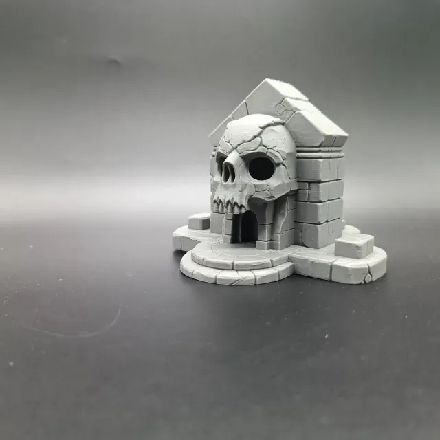 Skull Dungeon Entrance – Dark Fantasy RPG Terrain DnD — Фото 6 из 7