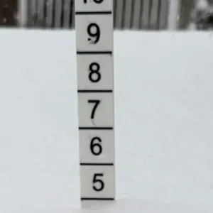 Snow Stick to measure the depth of the snow