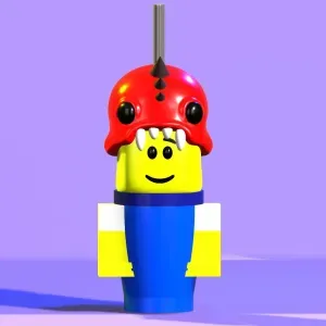 Milkshake Dino Kid Roblox STL 3D Model 3mf Multicolor Fanart