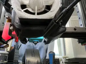 Fan shroud with scope camera mount for Micro Swiss NG Extruder