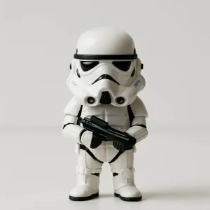 Mini Stormtrooper Figure with gun