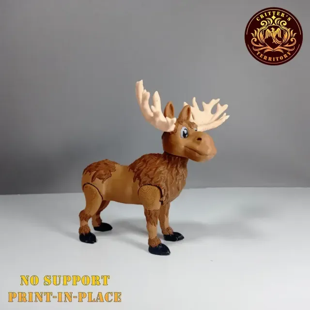 FLEXI MOOSE | PRINT IN PLACE | NO SUPPORT — Image 5 of 9