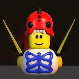 Duck Dino Kid Roblox 3D Model STL 3mf No Support Fanart