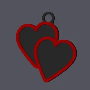 Woven Hearts - Keychain v1