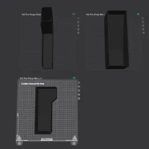 K2 Pro Waste (Poop) Chute and Bins