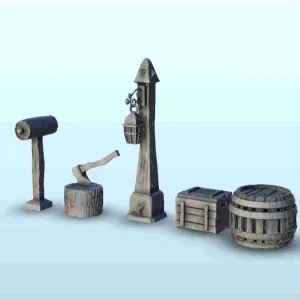 Traditional exterior set 4 - miniatures Warhammer terrain