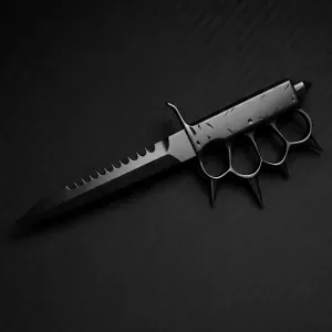 DAGGER NUCKLES DUSTER BRASS.