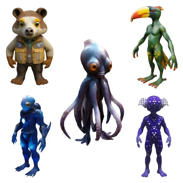 Anthropomorphic Character Collection — Image 2 of 9