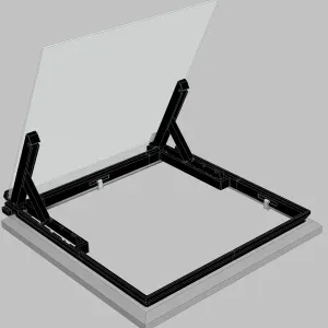 K1 Max Riser and Print-in-place lid hinge