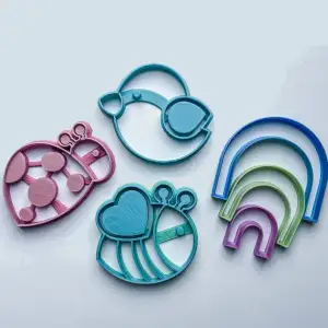 SPRING CUTTER SET FOR COOKIES, FONDANT, AND SENSORY PLAYDOUGH