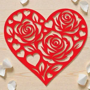 wall art ou décoration coeur saint valentin