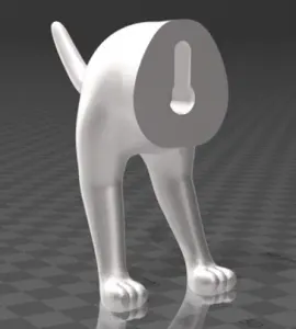 Hanger - Dog Butt - Leash Hook - Dog Leash Holder