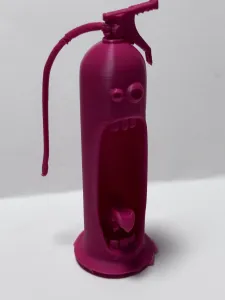 Animated fire extinguisher