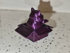 Pop up cat clicker - printed spring