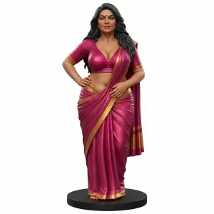 Rose Silk Radiance – Indian Glam Collection