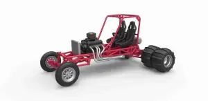 Diecast old school water pumper buggy Version 1 Scale 1:25