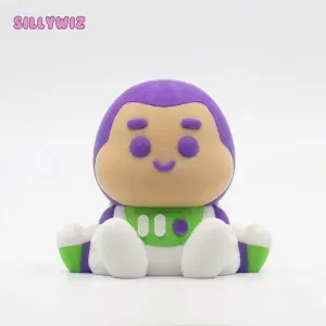 Baby Buzz Lightyear Toy Story - Keyring Charm - Support Free