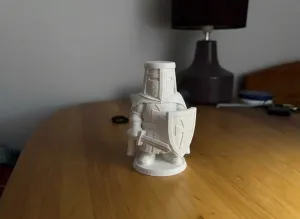 Stylized Chibi Crusader Knight