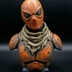 Deathstroke Bust | Tactical Assassin Statue | Mercenary Mask