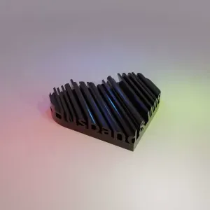 3D WORD SHAPE OF HEARTS (HUSBAND & WIFE)