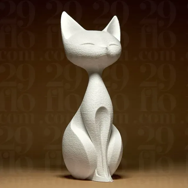 Elegant Cat Sculpture