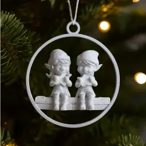 Ornament Elf Star Cookie