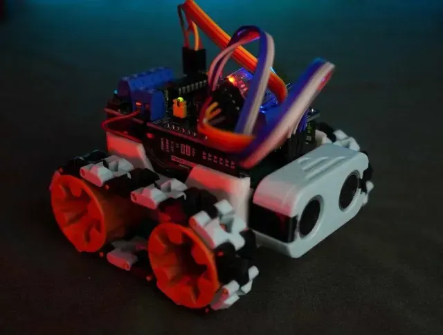 DIY Mini 3D Printed Bluetooth Controlled Robot