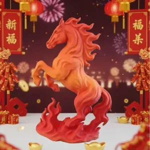 Horse Fire new year Chinese
