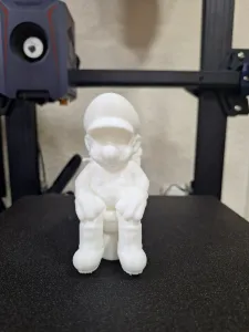 Plumber's Break: Mario on the Toilet Phone Stand