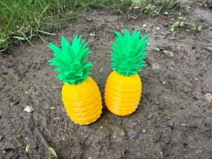 Realistic pineapple miniature