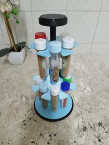 Carousel spice rack (for preforms)