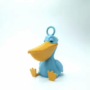 🐦 Sassy Pelican Keychain – Cute Bird 3D Printable Model