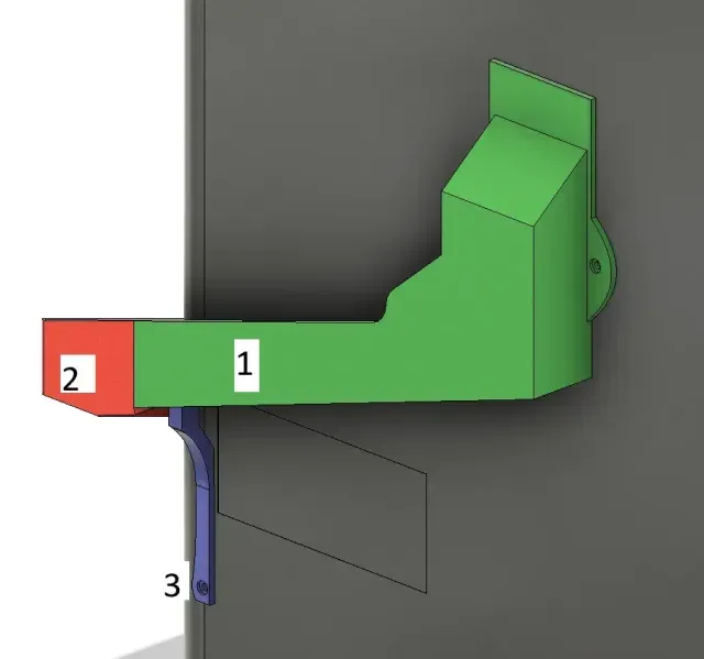 Poop / Waste Chute – K2 PRO (CFS front-redirect), symmetric — Image 5 of 9