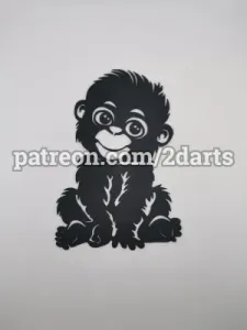 Baby Monkey Wall Art