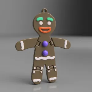 An Articulated Gingy From The Shrek Film Franchise