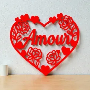Coeur amour wall art