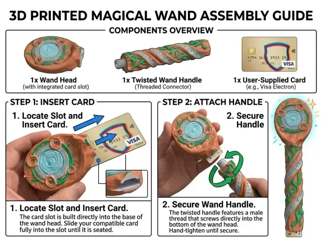 Mystic NFC Payment Wand | Functional Fantasy Prop — Фото 7 из 9