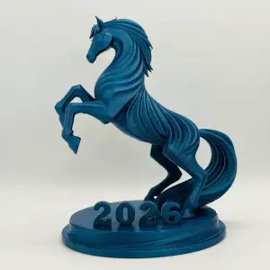 Horse ornament year 2026